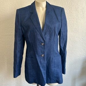 ESCADA 100% linen Blazer sz 40 Made in Germany
